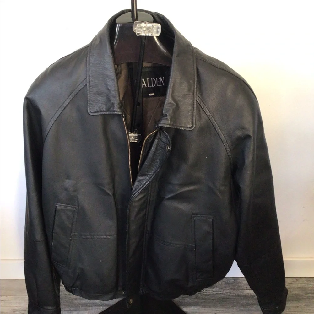 Walwin😎100% leather jacket men’s heavy 😎😎😎 - Picture 1 of 6